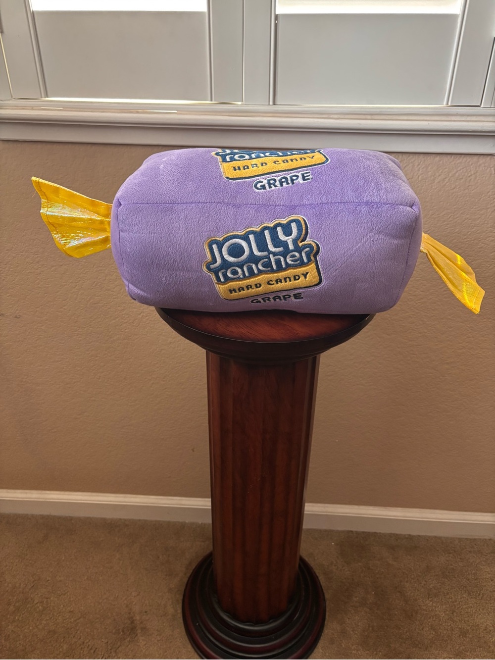 Jolly Rancher Hard Candy Grape Purple 12" Plush Pillow  2017 - Picture 3 of 3